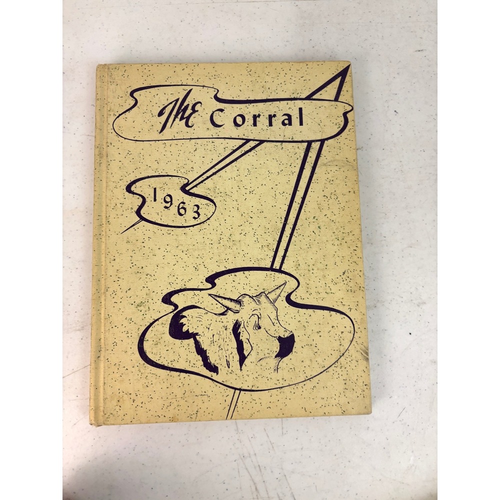 1963 Memorial Junior High School Yearbook The Corral Kingsville Texas